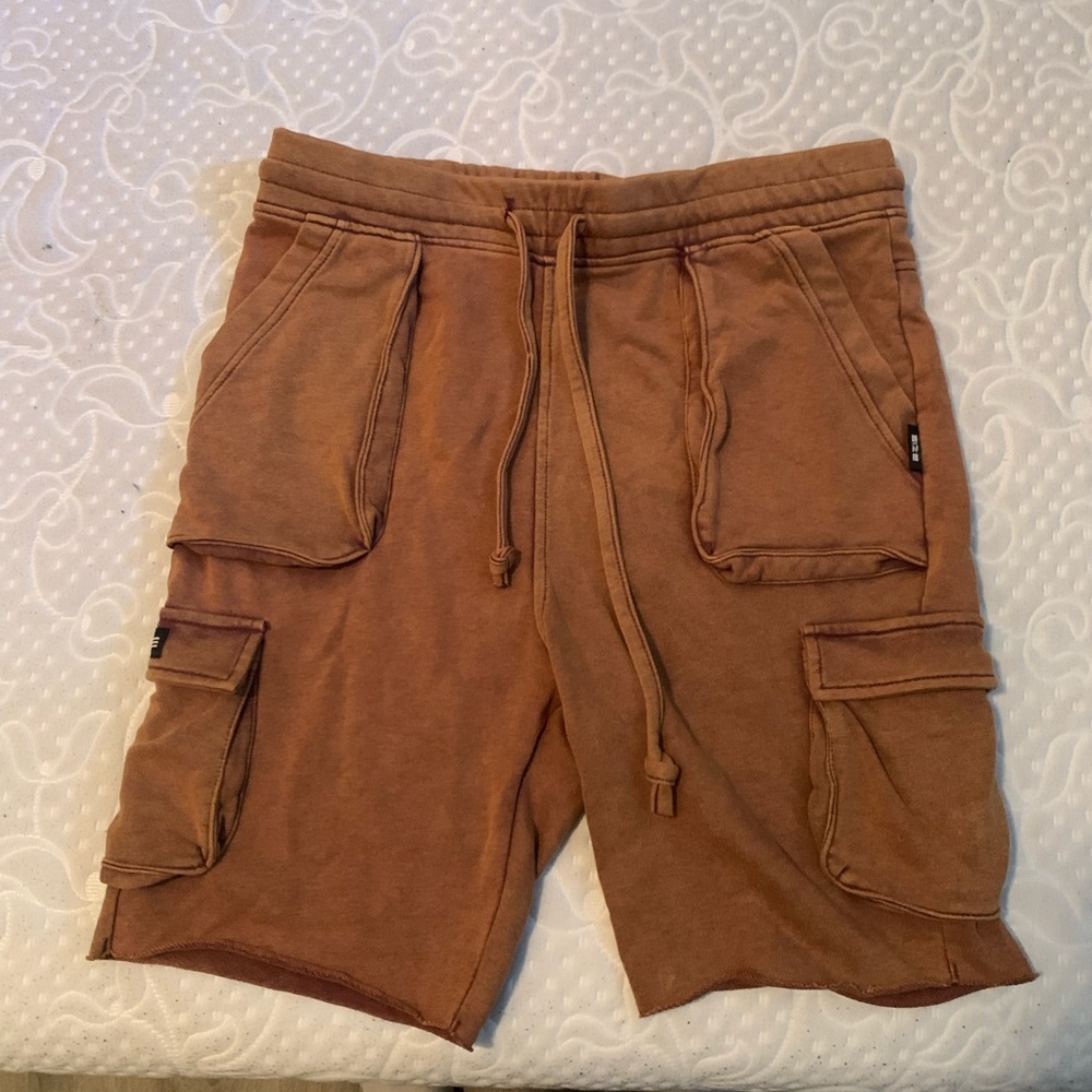 SizeUp Orange Cargo Shorts